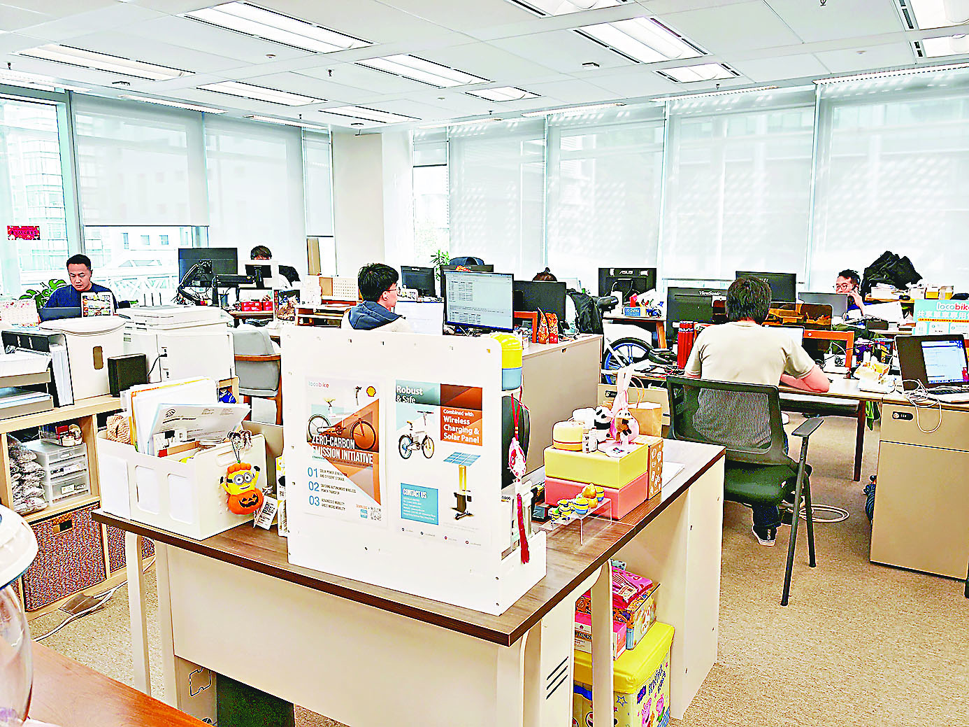 ■locobike在科學園租用的辦公室。