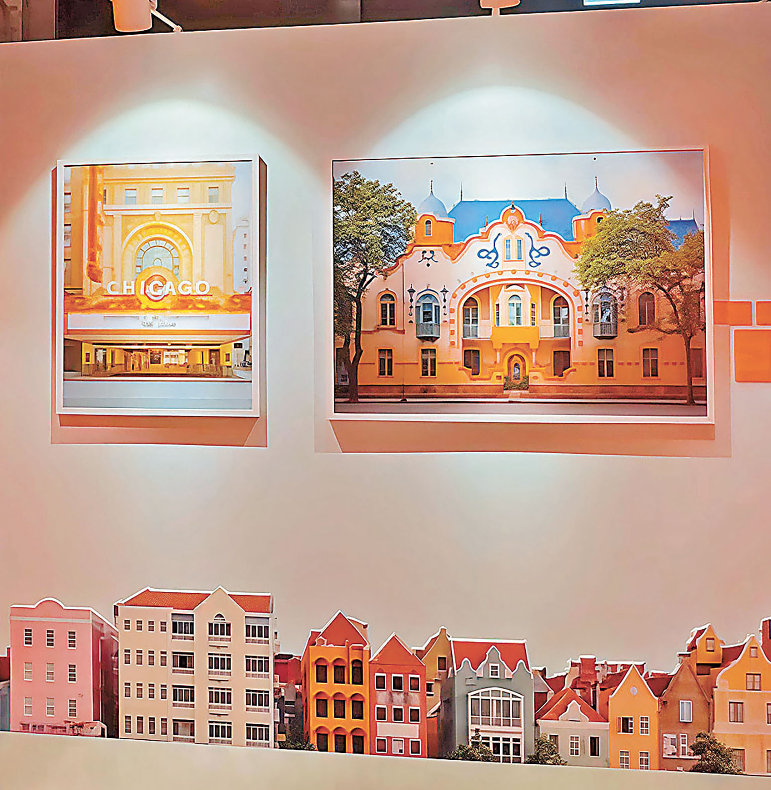 ■粉絲拍攝的「韋斯風格」實景。