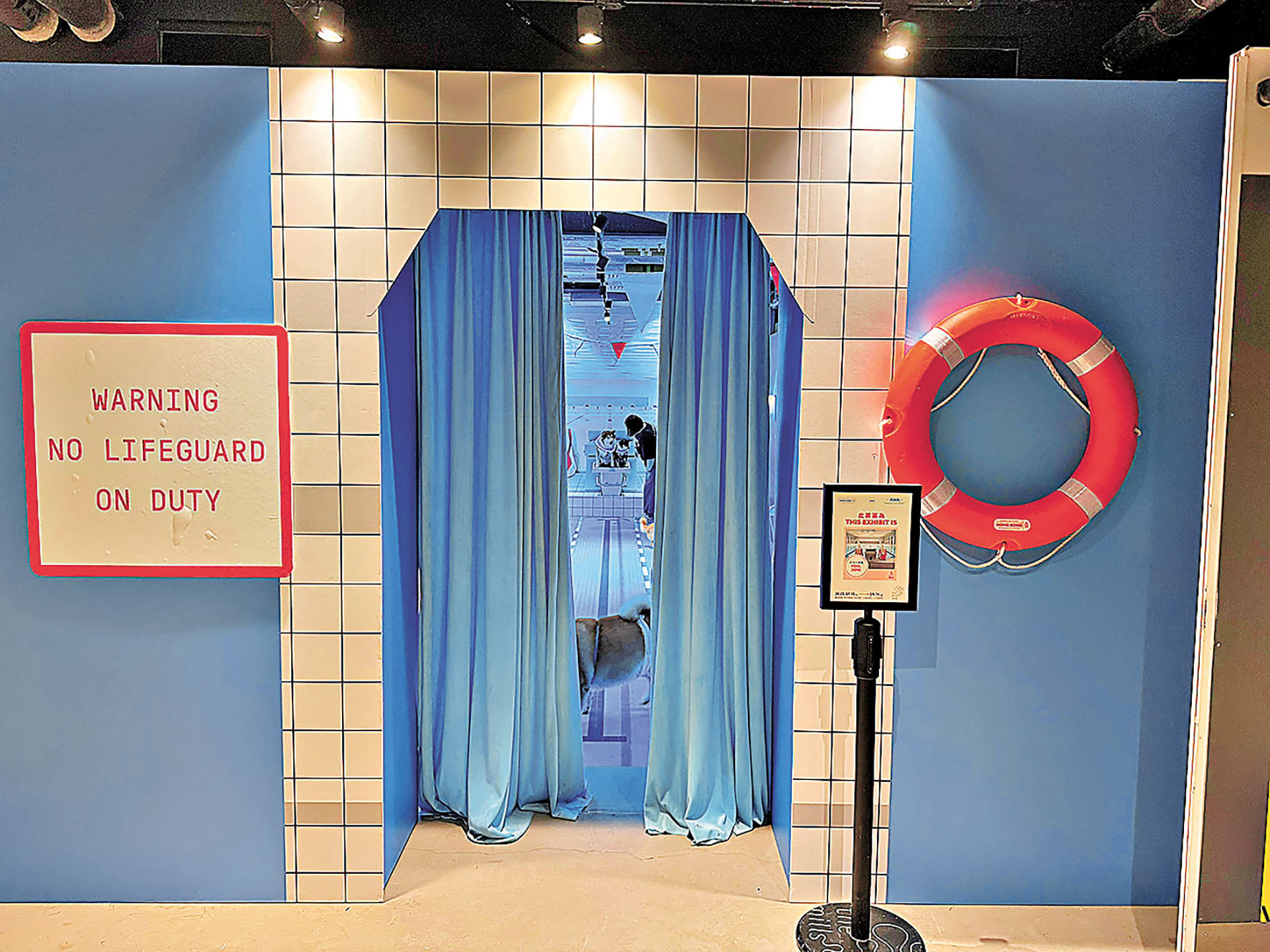 ■泳池主題區入口。