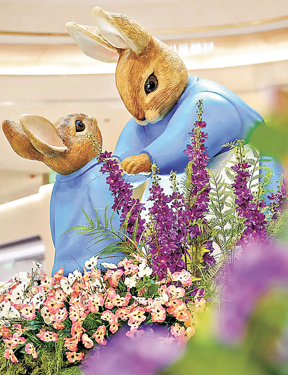 ■比得兔與媽媽的互動令人感覺溫馨。