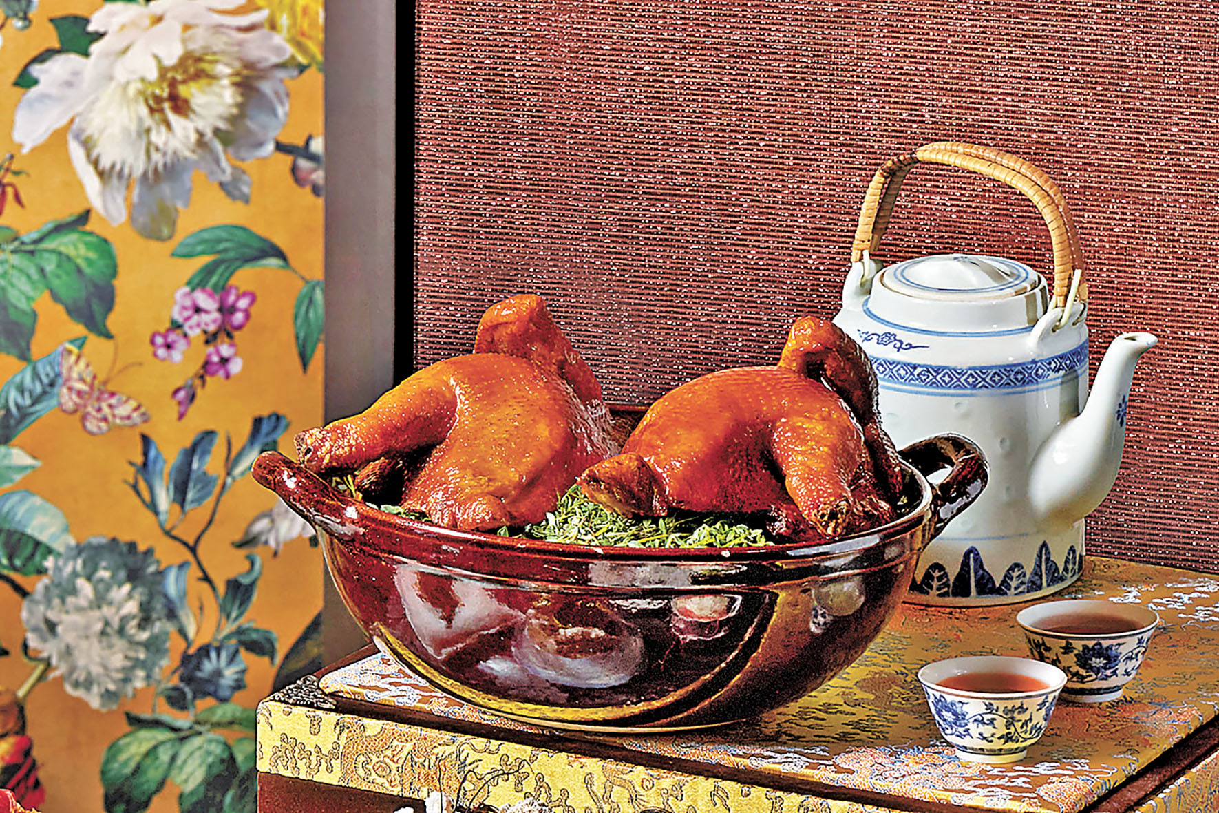 ■武夷岩茶煙熏脆皮田香雞