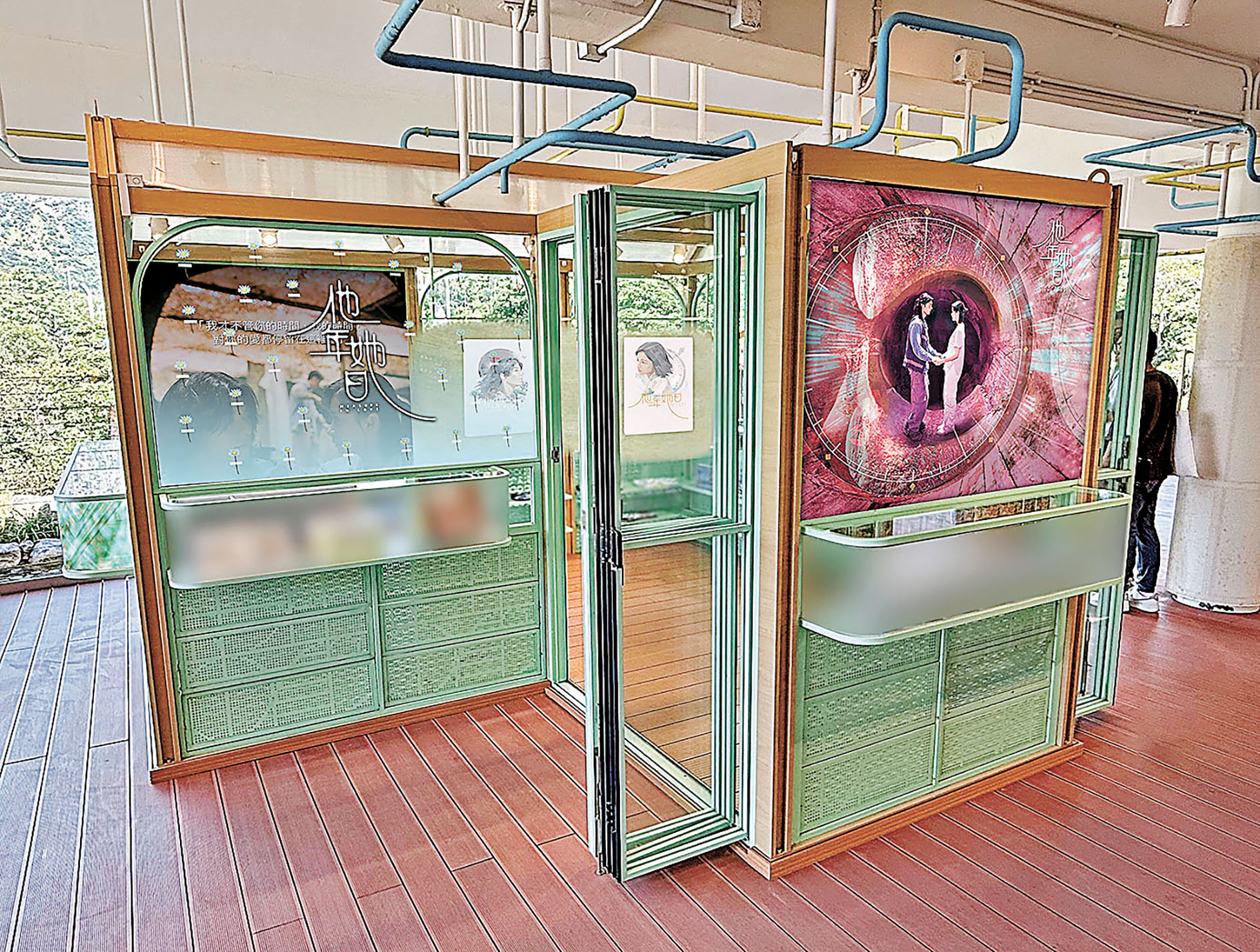 ■展出電影中的道具。