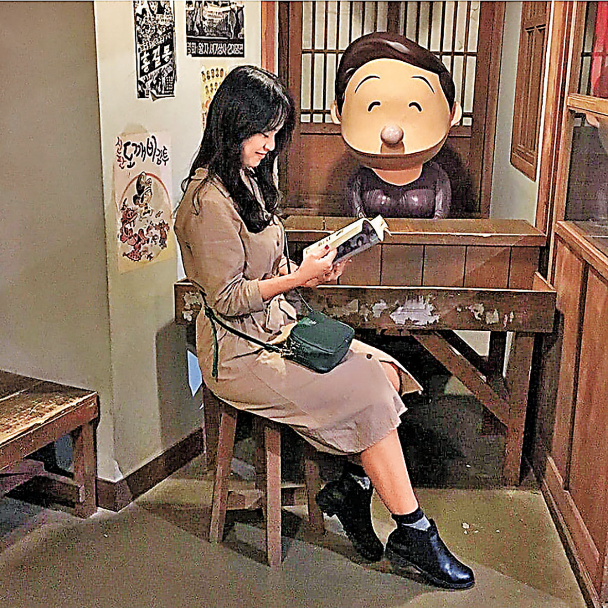 ■漫畫博物館一角可坐低慢慢睇漫畫。