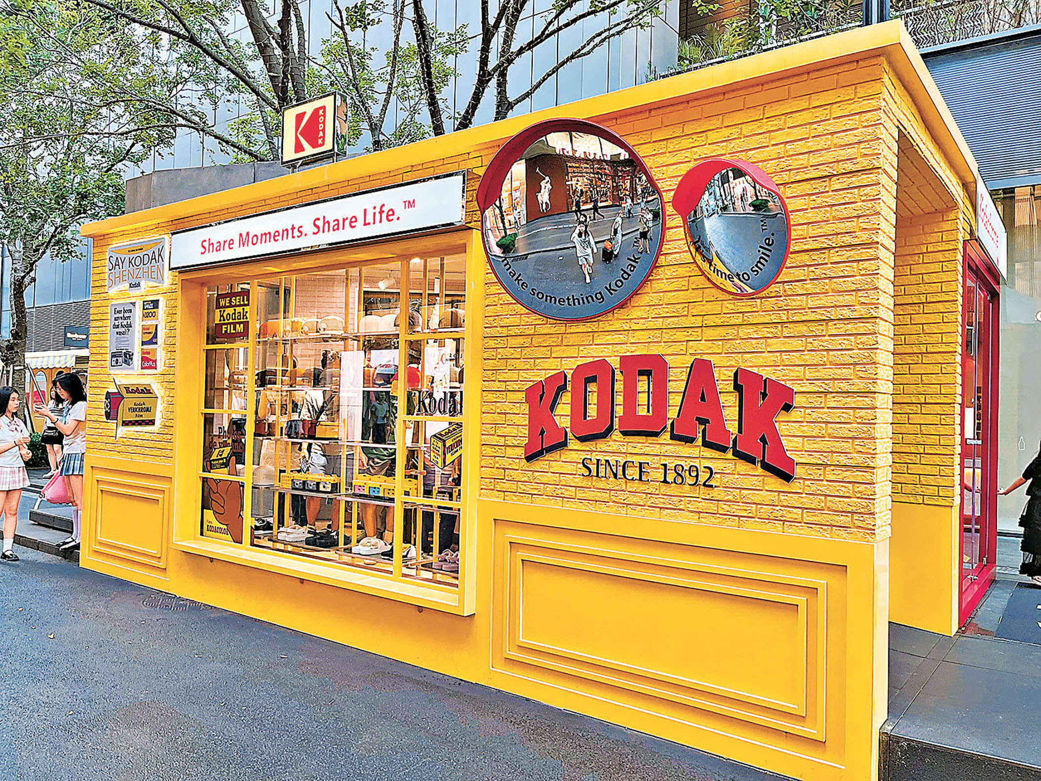 ■盒子小屋好拍又好看，是街區的靈魂。