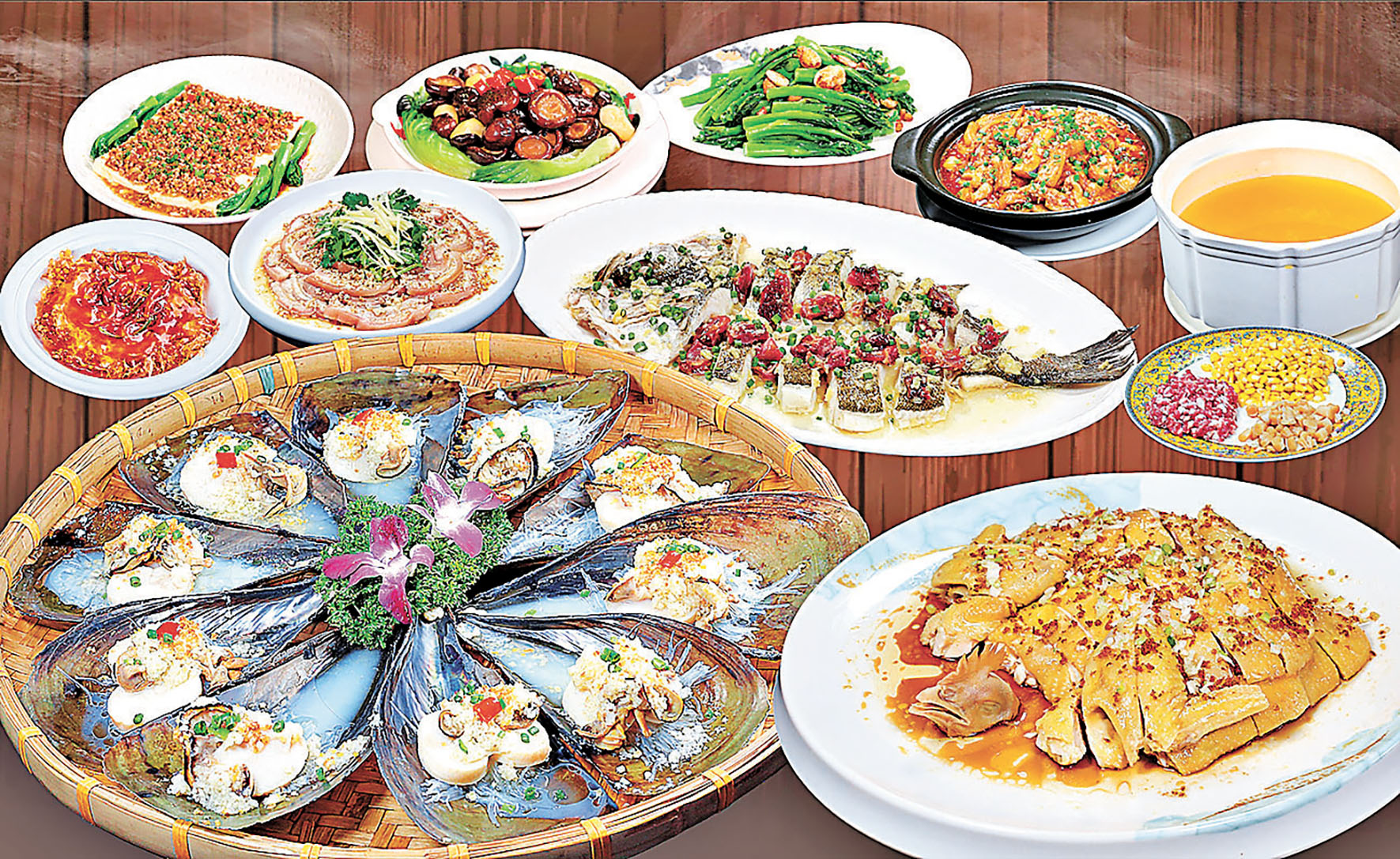 ■中山有豐富多樣的美食，吸引不少港人前往吃喝玩樂。