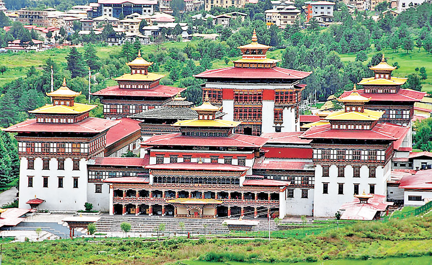 ■扎西確宗是不丹最古老的喇嘛廟。
