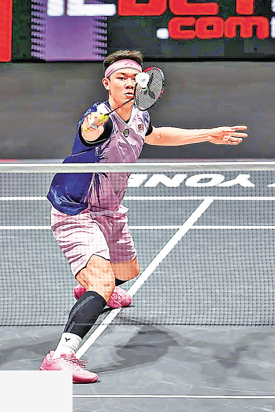 ■李梓嘉身穿「膠囊系列」羽球裝備。