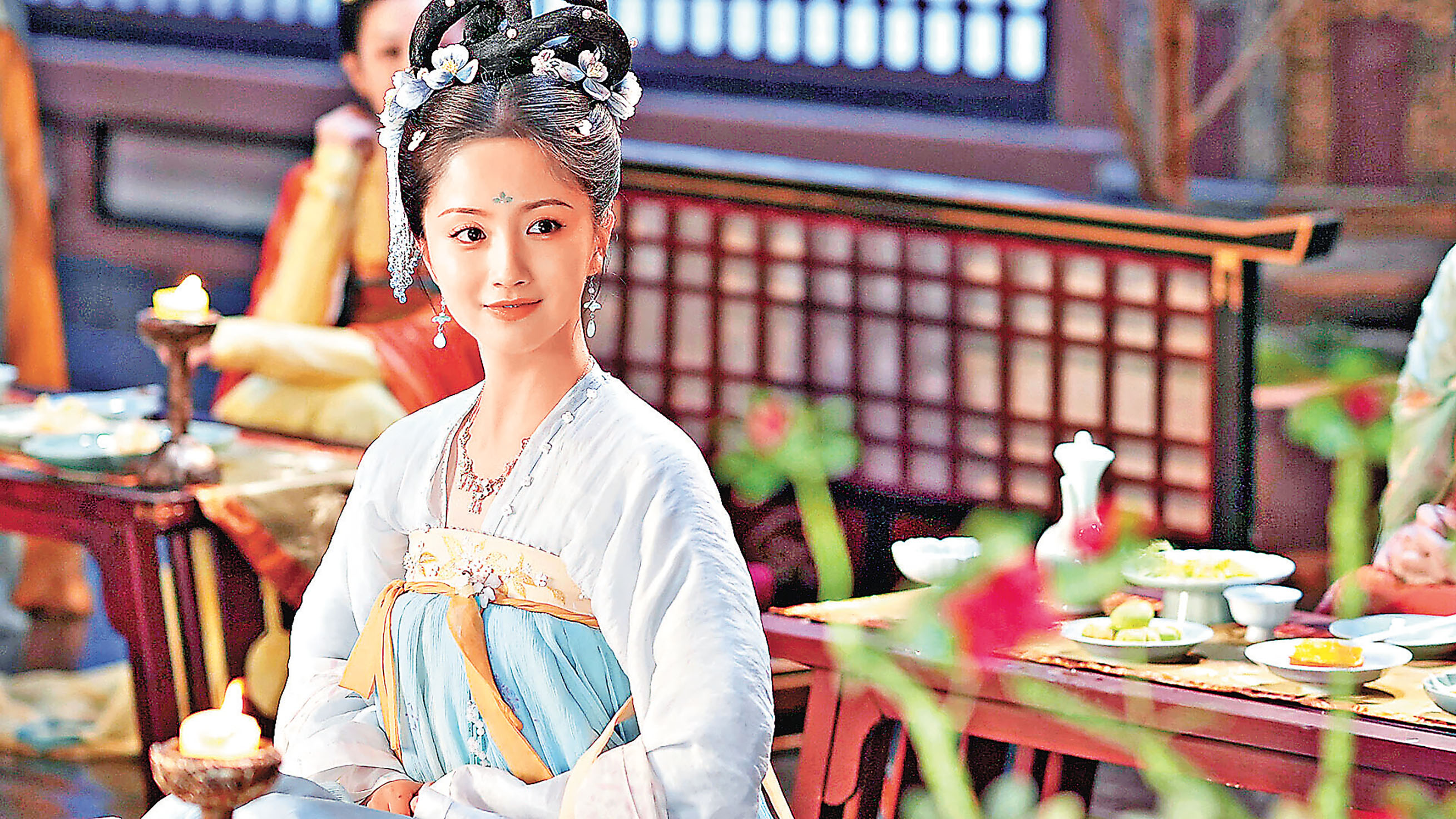 ■場景搭建還原盛唐風貌。