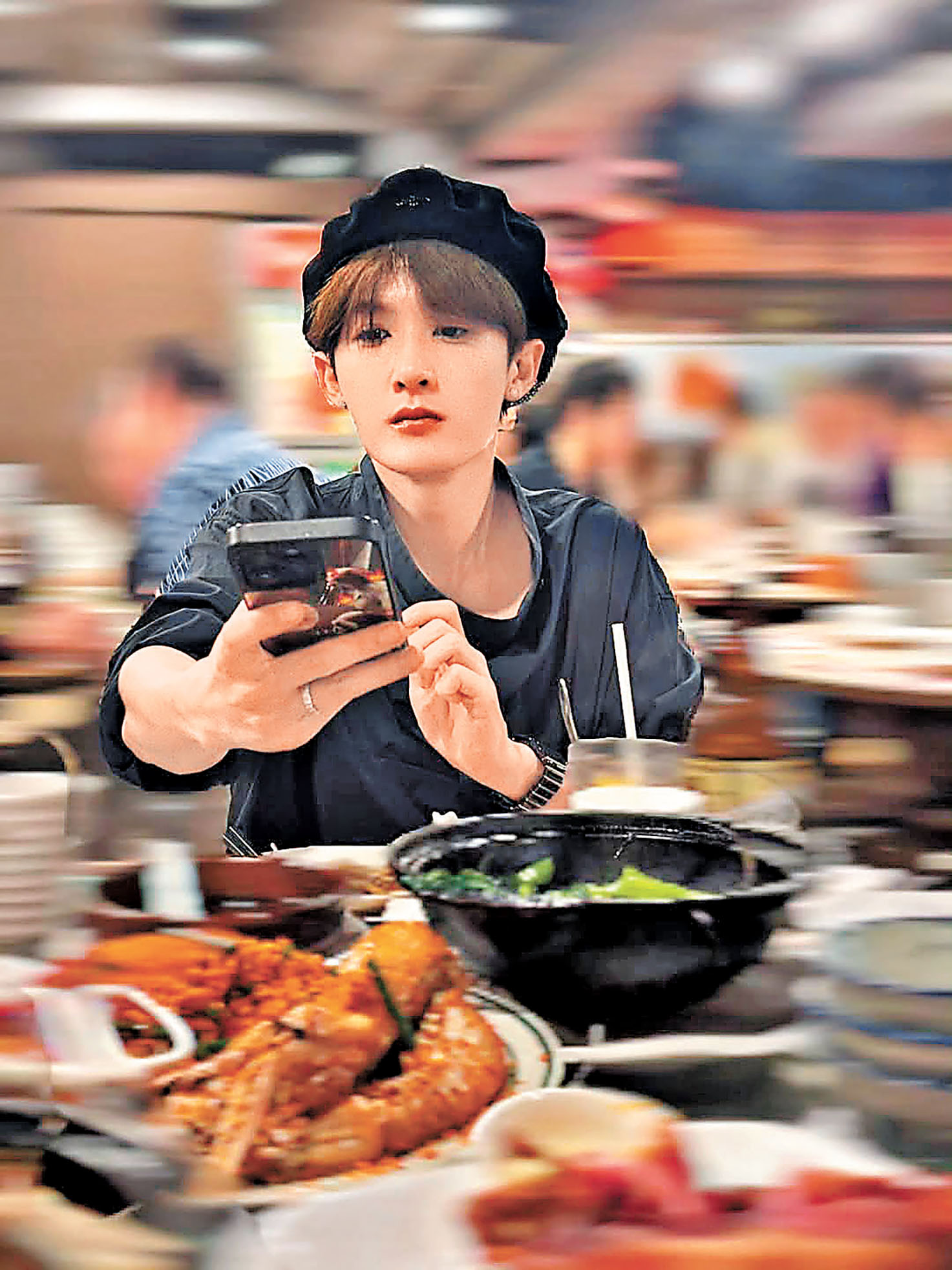 ■檀健次今次第一站就去品嘗港式大排檔。