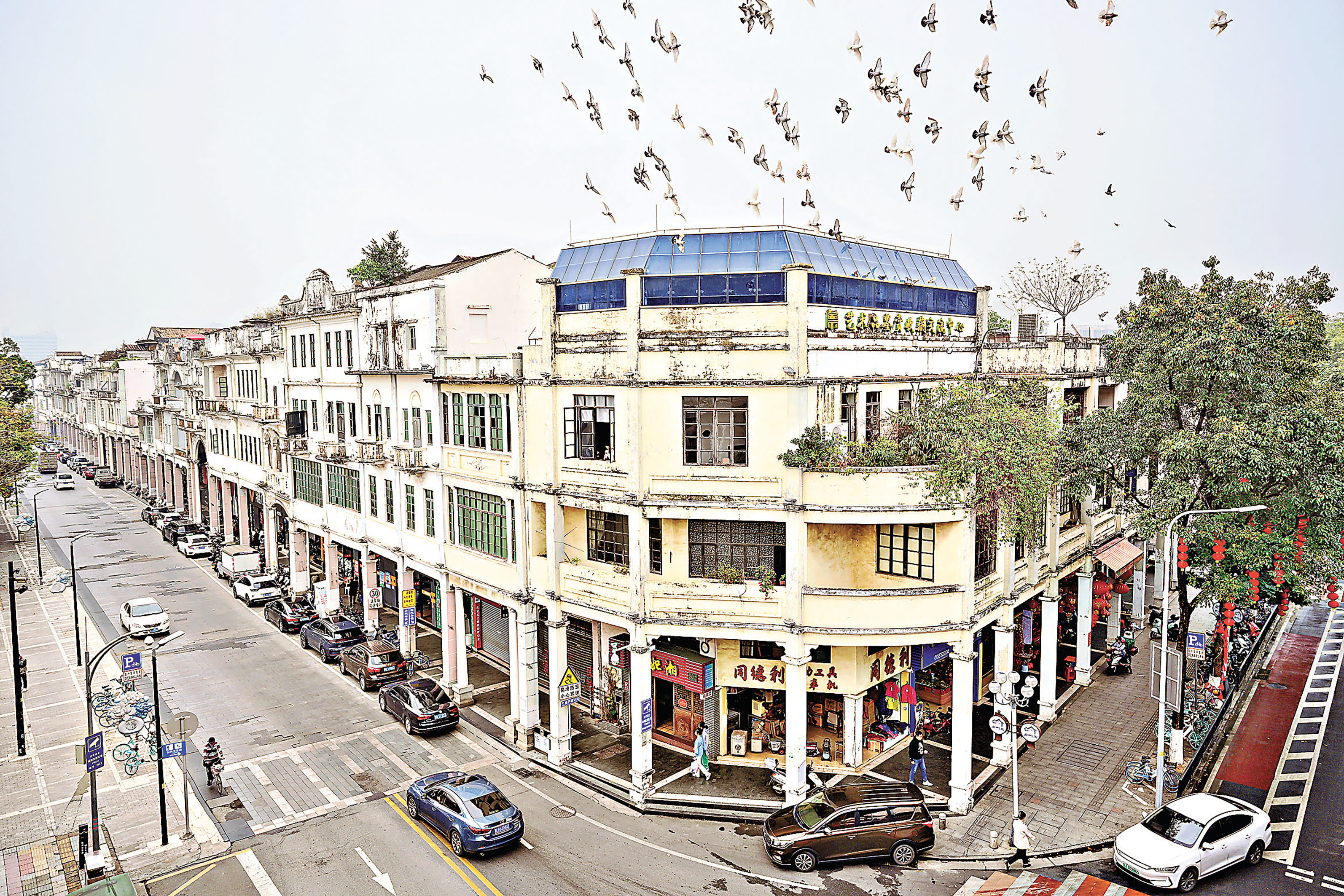 ■江門到處也是歷史印記，充滿百年滄桑感。