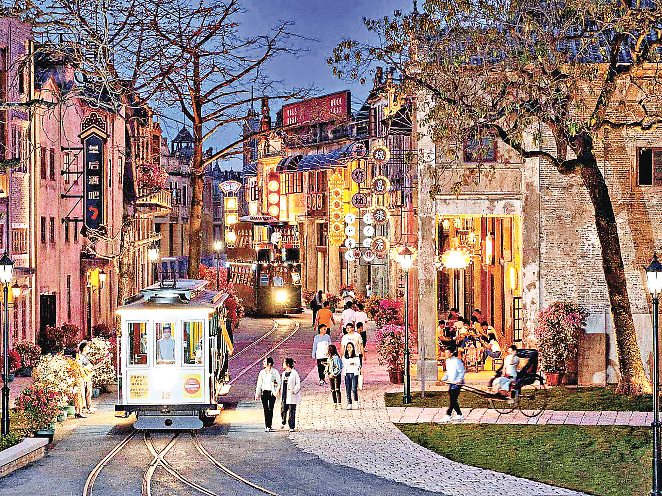 ■赤坎古鎮旅遊度假區為大家帶來穿越時空的非凡體驗。