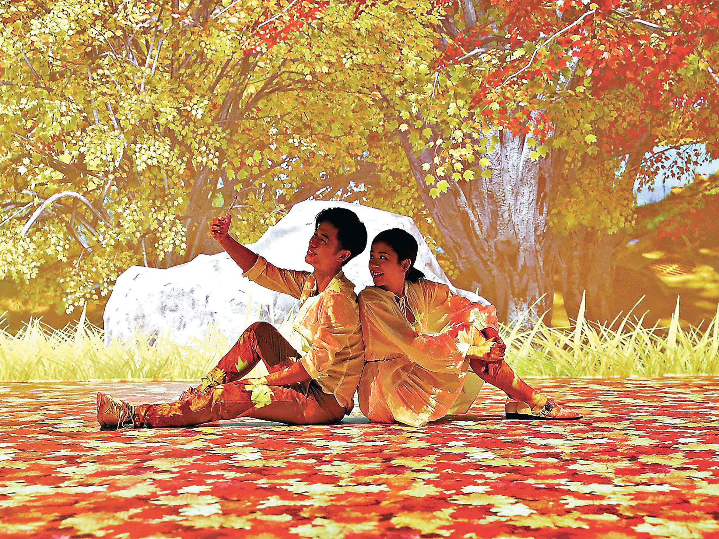 ■全港首個大自然主題光影互動展館夢想星球。