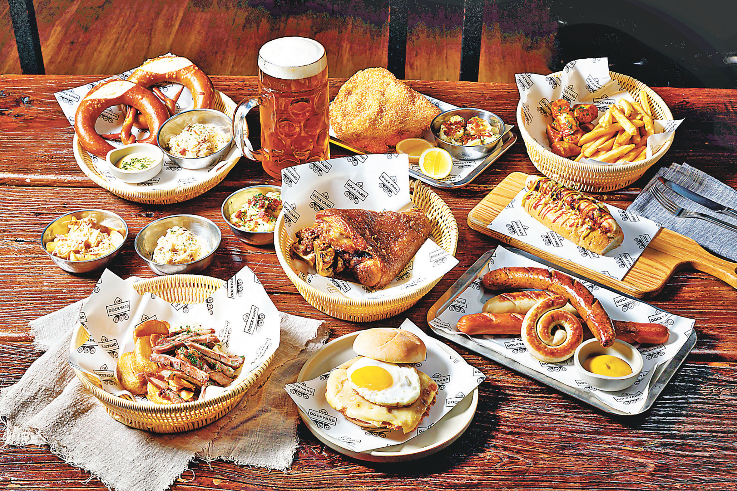 ■琳琅滿目的德國傳統佳餚。