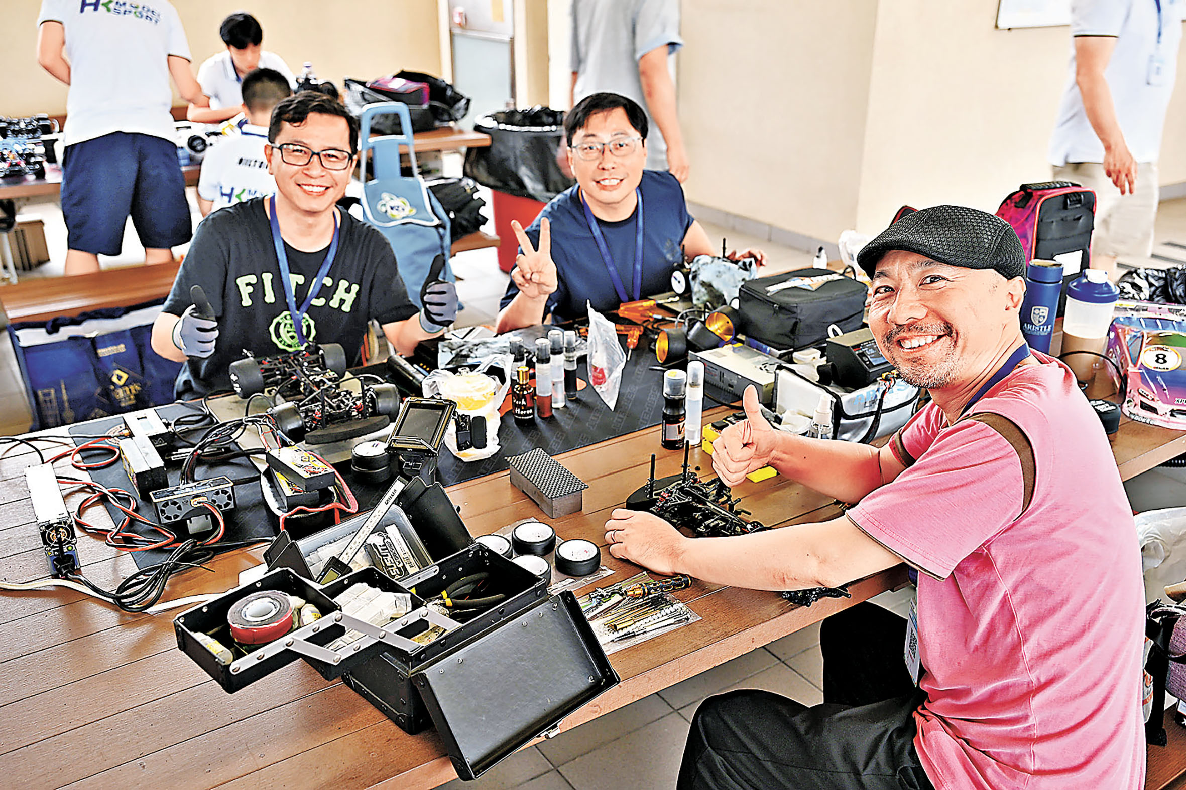 ■模型車的零件器材精密程度，與真車不相伯仲。