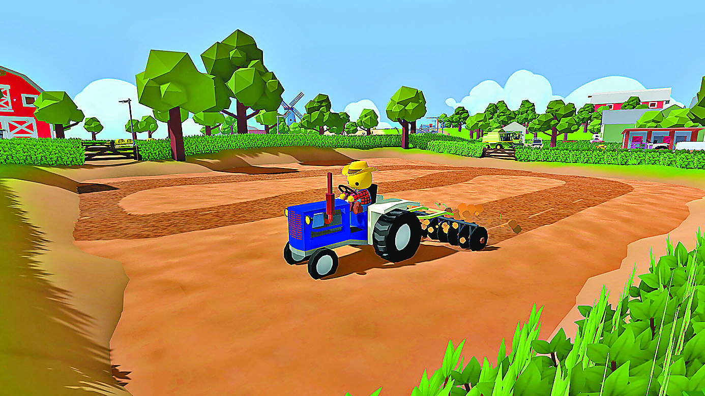 ■可以盡情探索的開放世界。