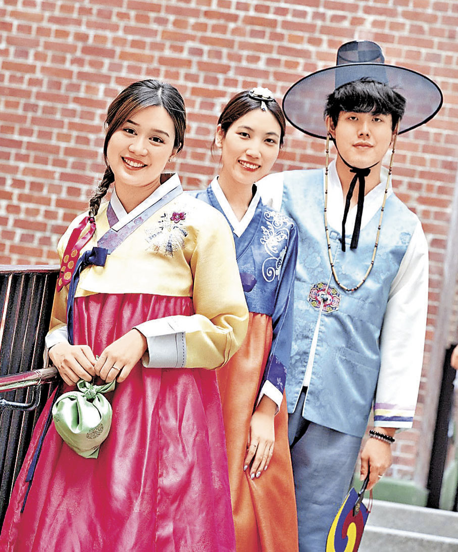 ■現場可以試穿體驗韓服。