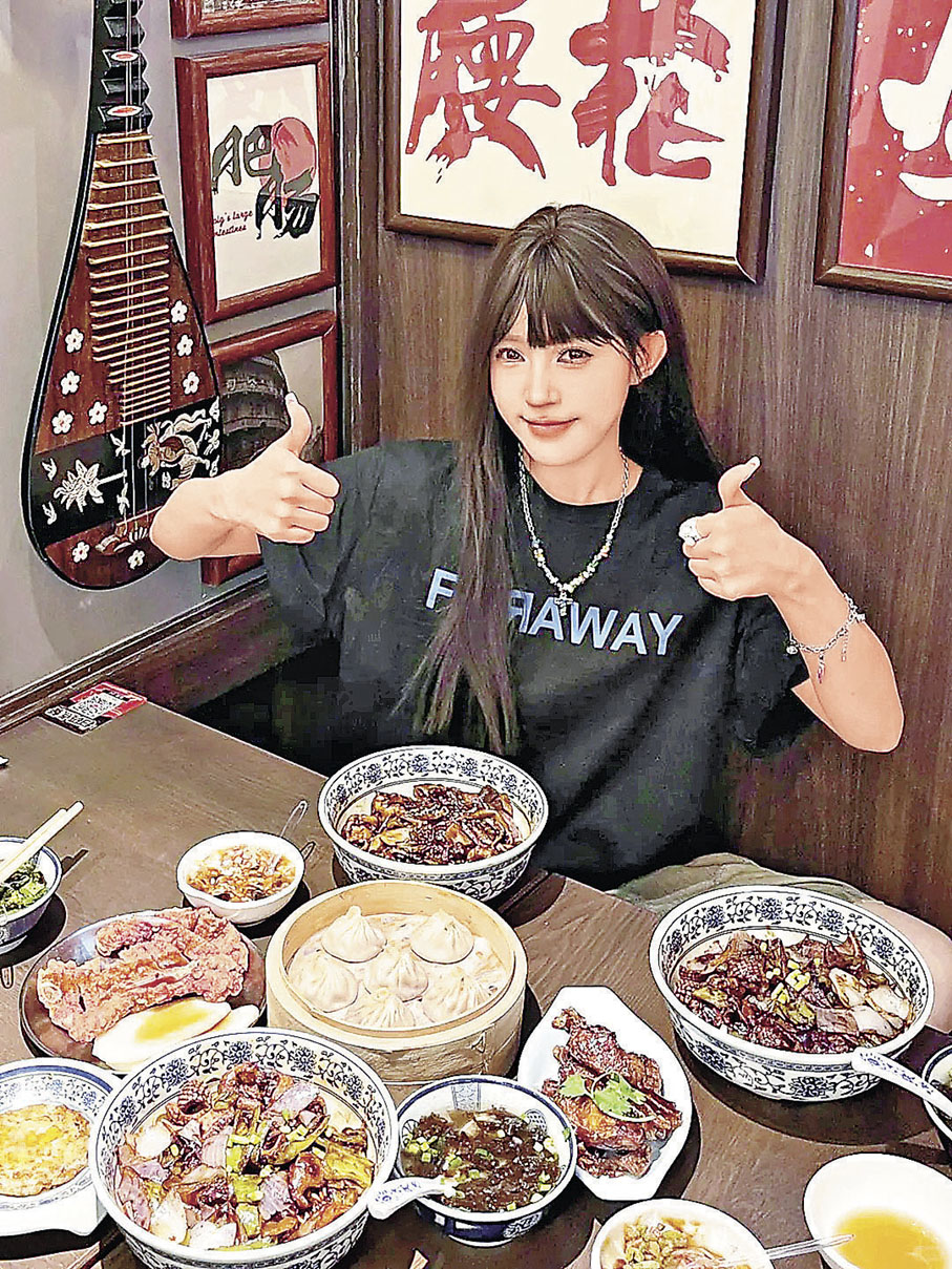 ■王繁星麵館吸引不少年輕女食客「探店」。