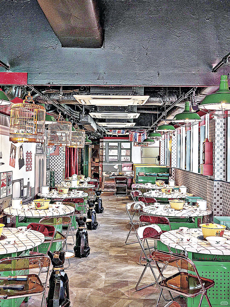 ■門店裝修充滿懷舊氣氛。