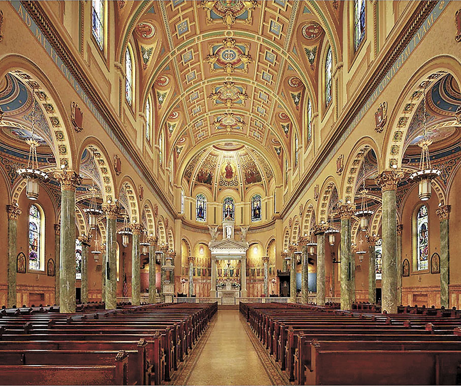 ■聖若瑟大教堂內做彌撒的禮堂。