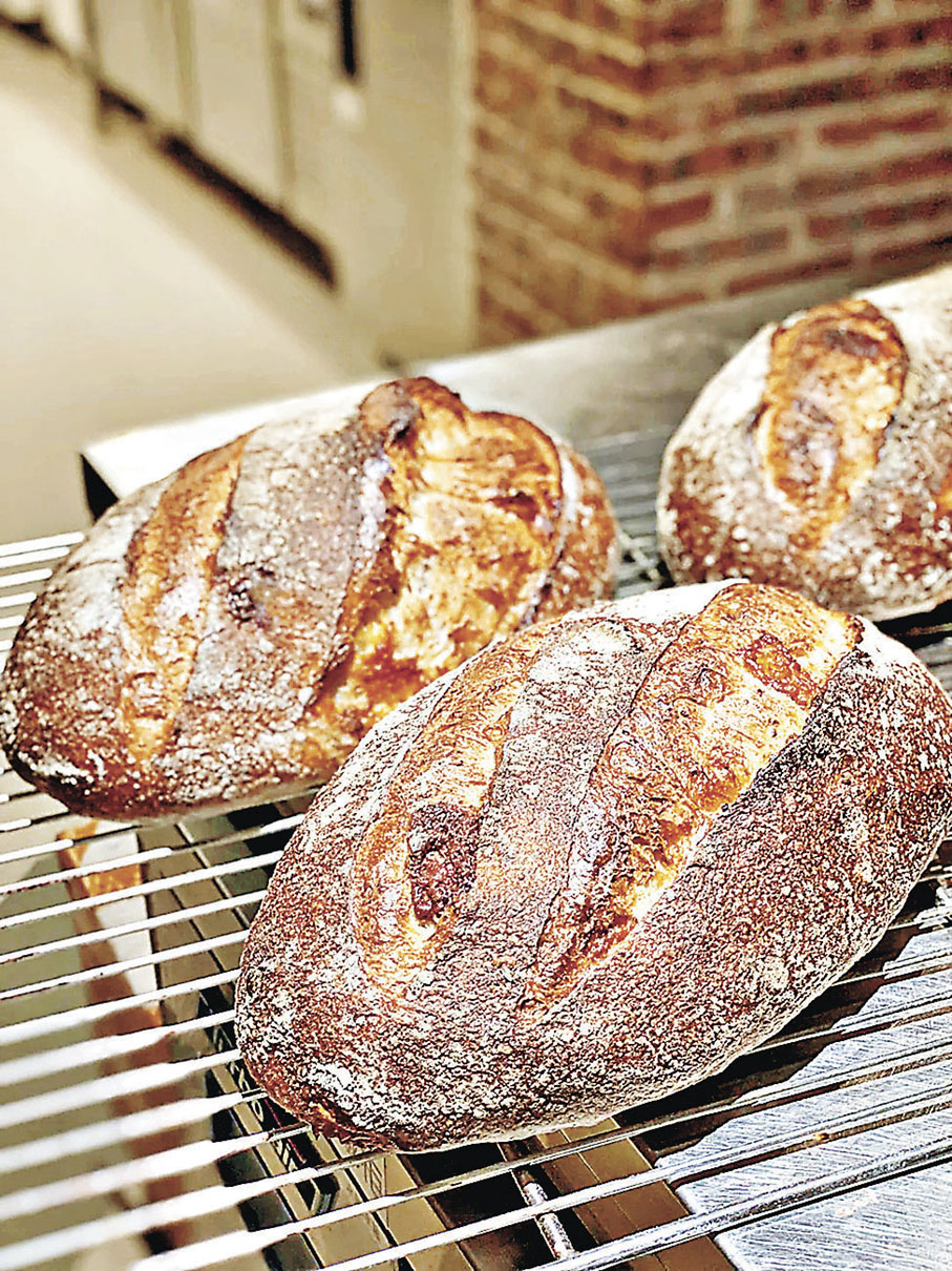 ■紅波芝士芥末籽鄉村麵包風味獨特。