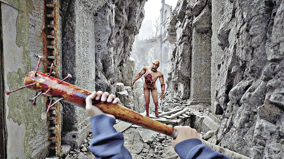 ■消滅人形怪物。