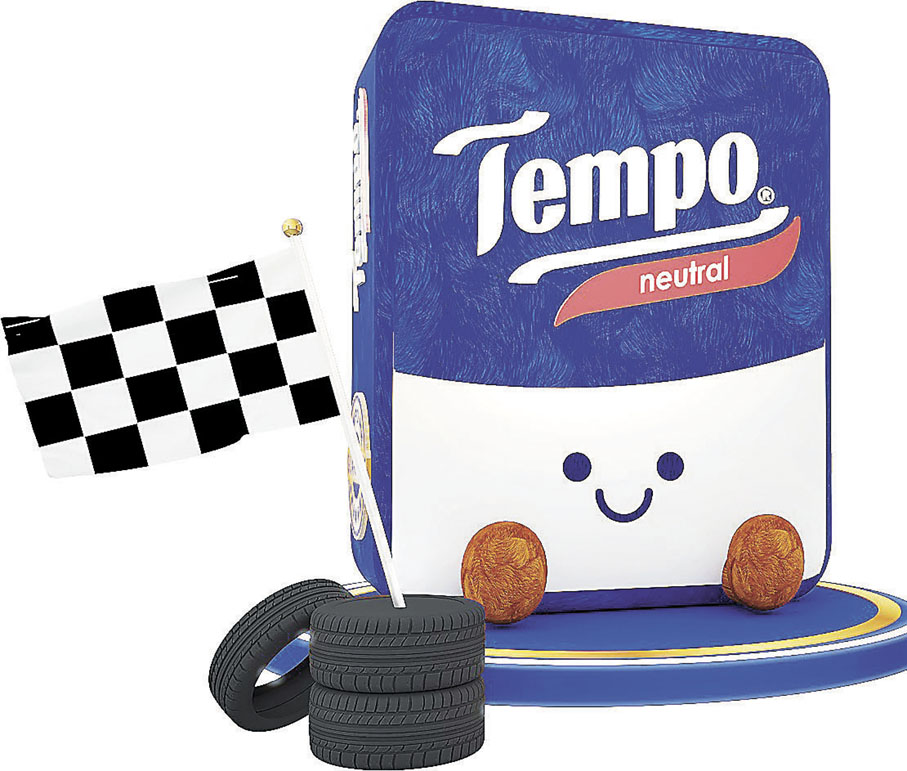 ■2米高巨型Tempo紙巾造型公仔