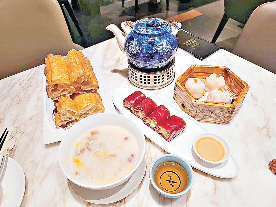 ■店家的蝦餃、紅米腸等點心充滿廣府風味。