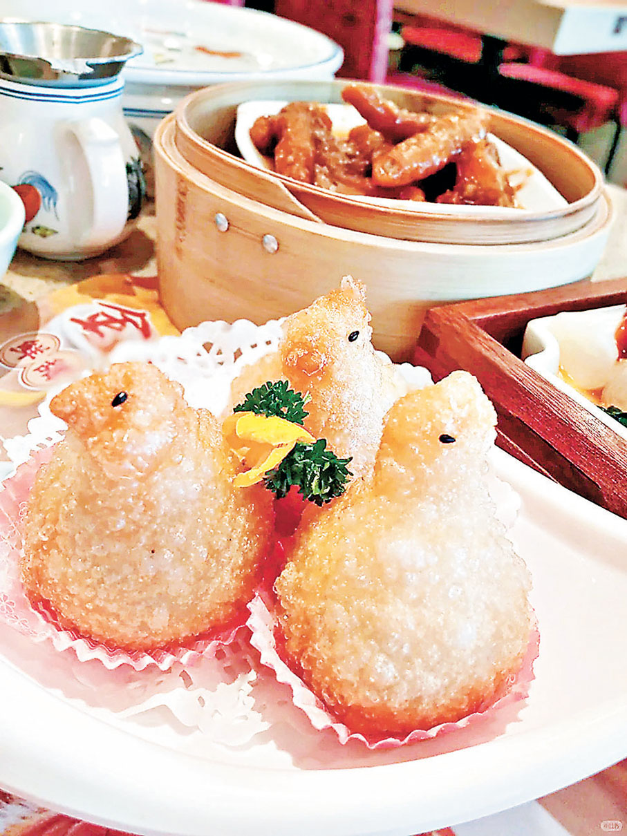 ■金腿鹹水角造型夠可愛。 小紅書@張家四小姐