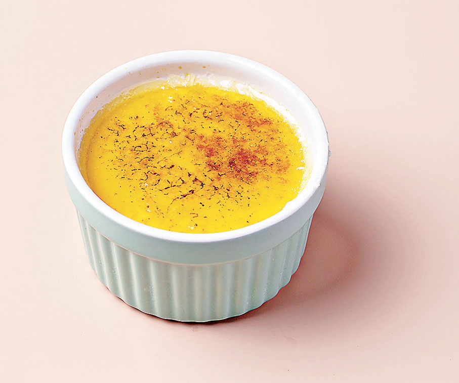 ■焦糖魚米布甸