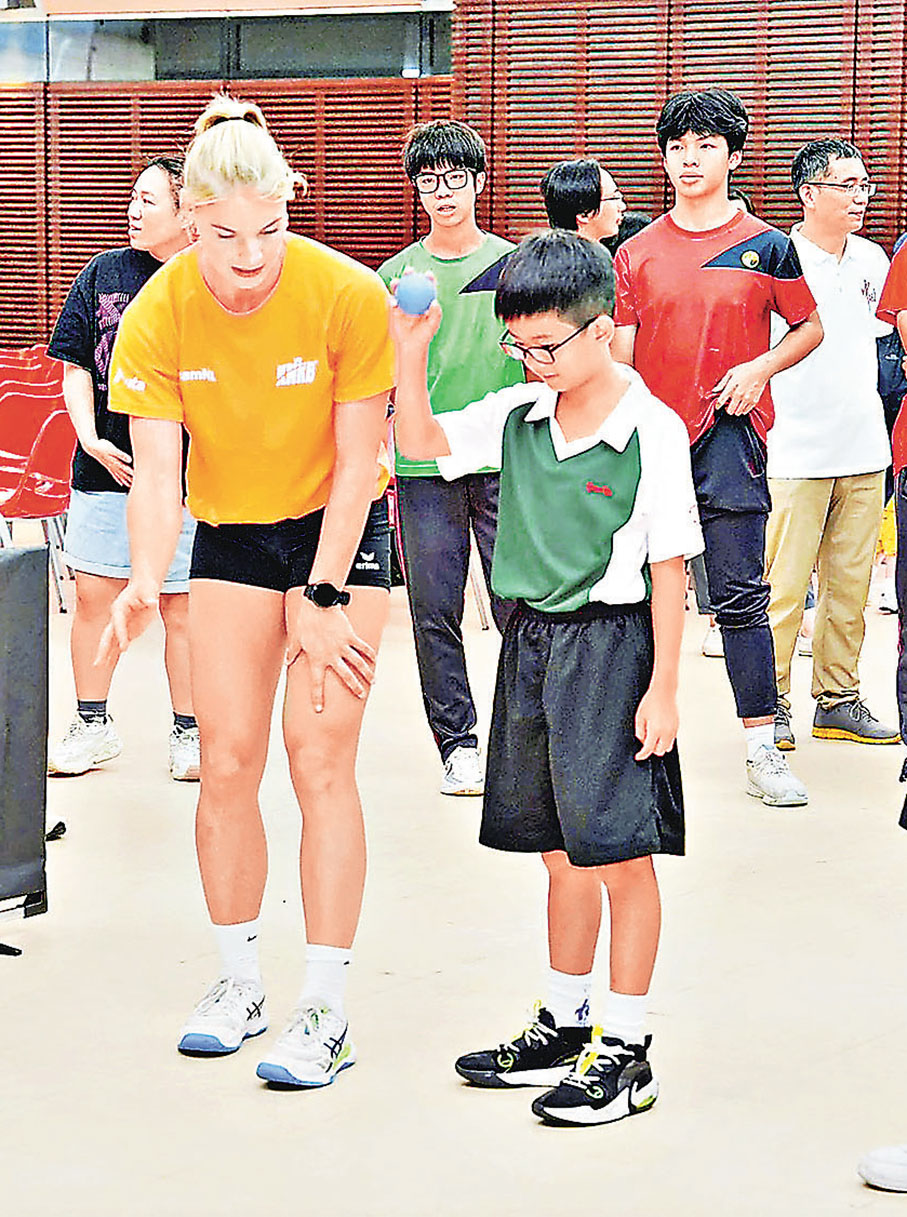 ■牆球總會於本地積極進行社區推廣活動。 牆球總會提供