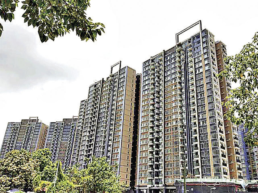 ■元朗溱柏一房戶獲投資者以375萬元承接。   資料圖片