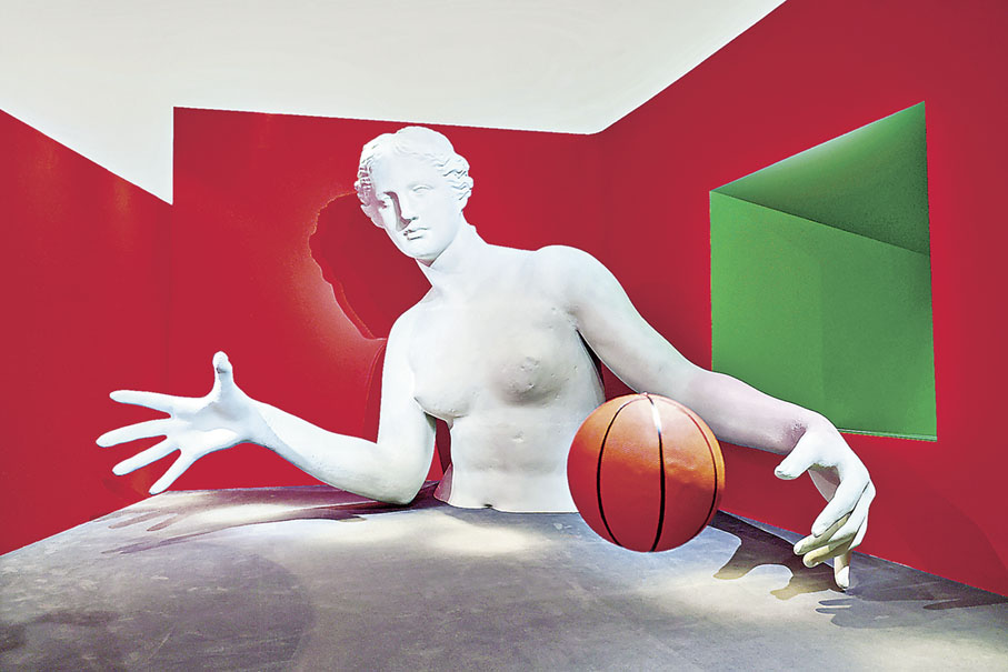 ■「身體神話」重塑運球中的維納斯。
