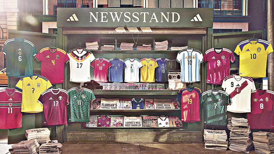 ■adidas公布世界盃國家隊主場球衣系列。