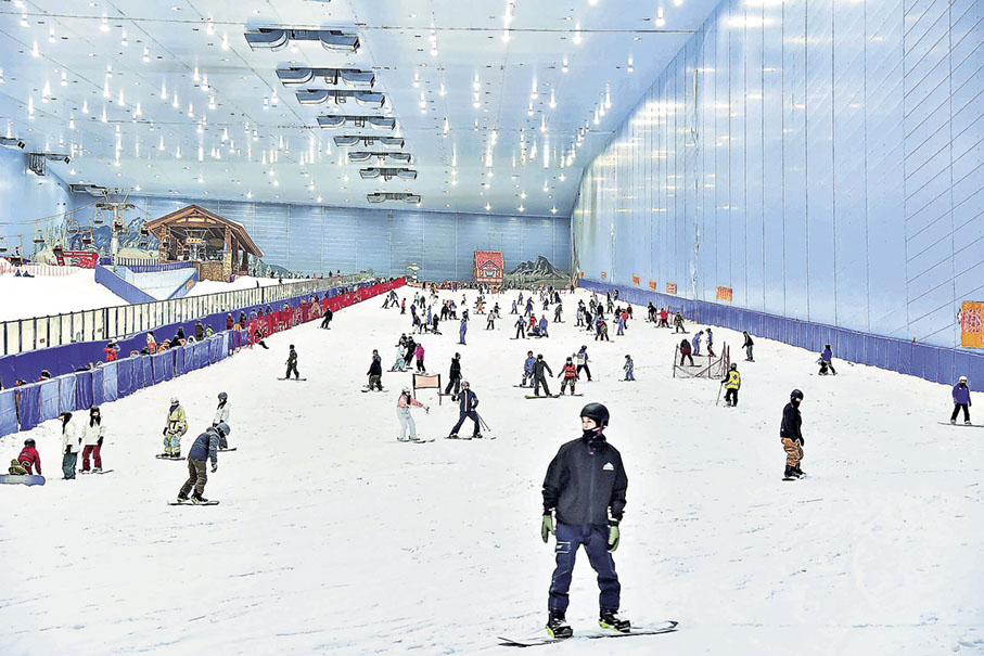 ■廣州熱雪奇跡一向也是熱門旅遊景點。