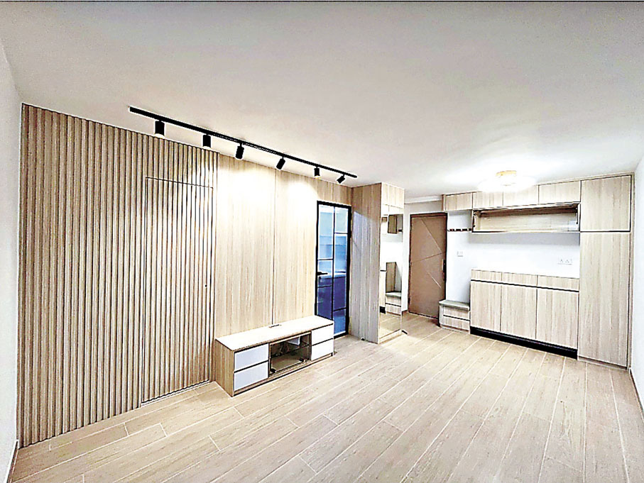 ■公屋大廳採用簡潔實用的裝修風格。