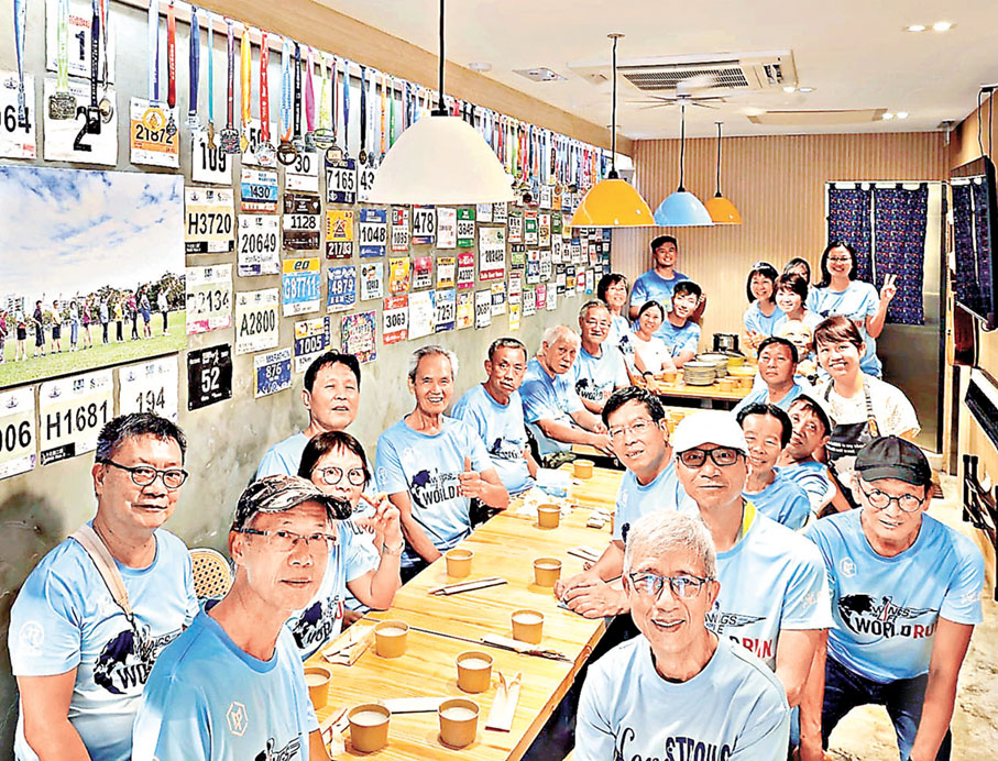 ■跑緣亦成為跑友的聚腳點。 跑緣Facebook