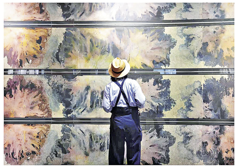 ■陳子慧以革新當代書法聞名。