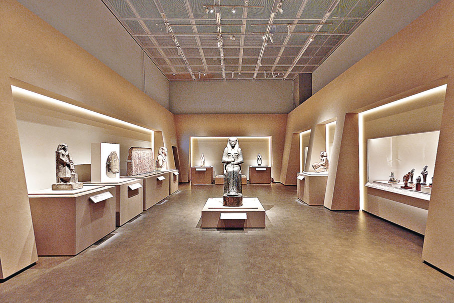 ■展覽匯集古埃及瑰寶。