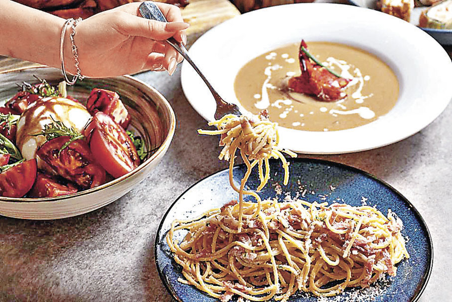 ■堂煮卡邦尼意大利粉