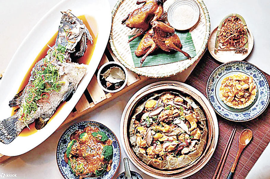 ■「冬至團圓」自助午餐有多款中式佳餚選擇。