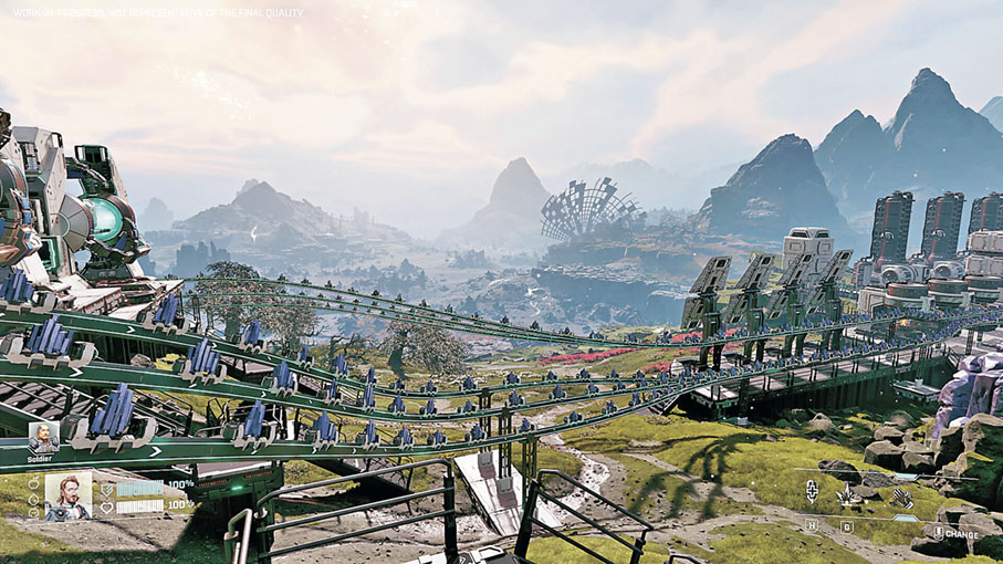 ■在外星建設一套工業系統。