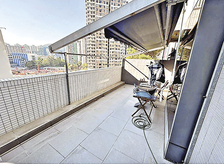 ■單位連接戶外露台。