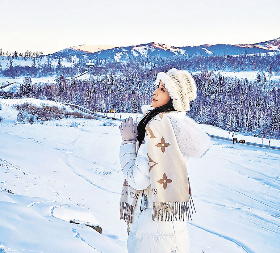 ■身處「中國第一村」禾木村，任何角度也拍出美感。小紅書@方喲喲