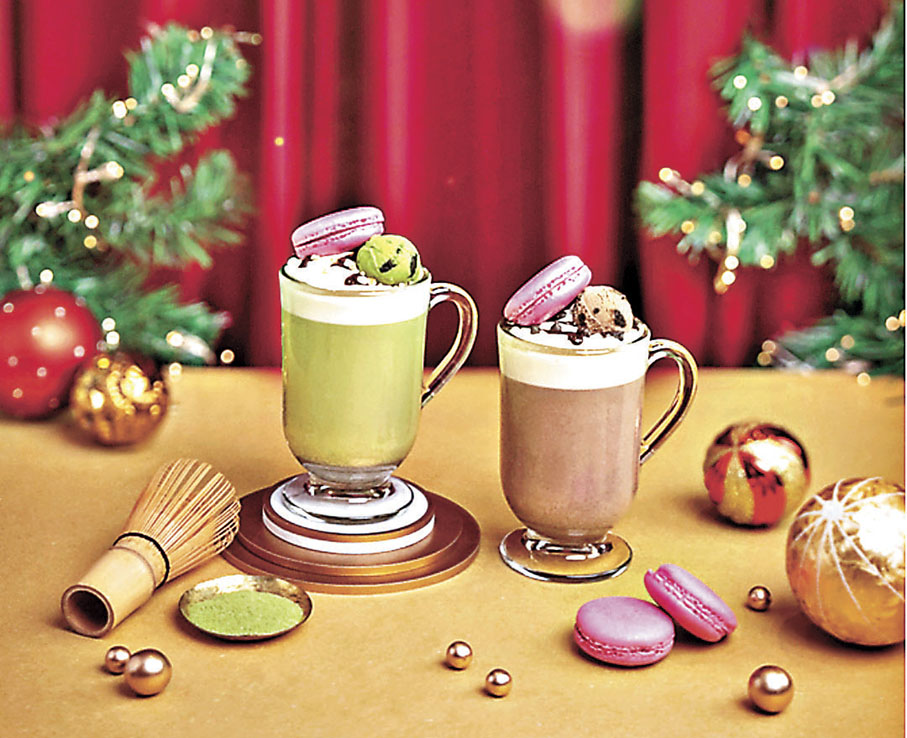 ■Häagen-Dazs的奶昔特飲色彩繽紛。