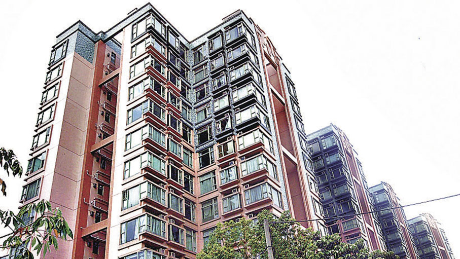 ■屯門綠怡居兩房連租約戶，在無樓睇下，獲區外買家以388萬元承接。  資料圖片