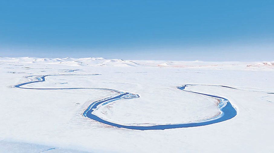 ■呼倫貝爾的莫爾格勒河冬日氛圍感滿滿。