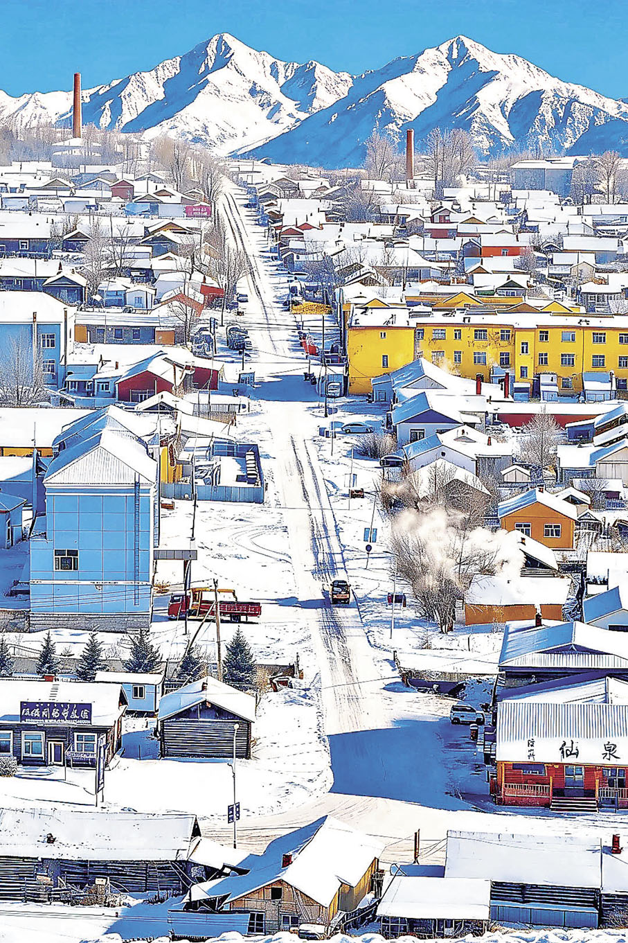 ■呼倫貝爾的絕美雪景極像童話世界。  小紅書@蘭曦