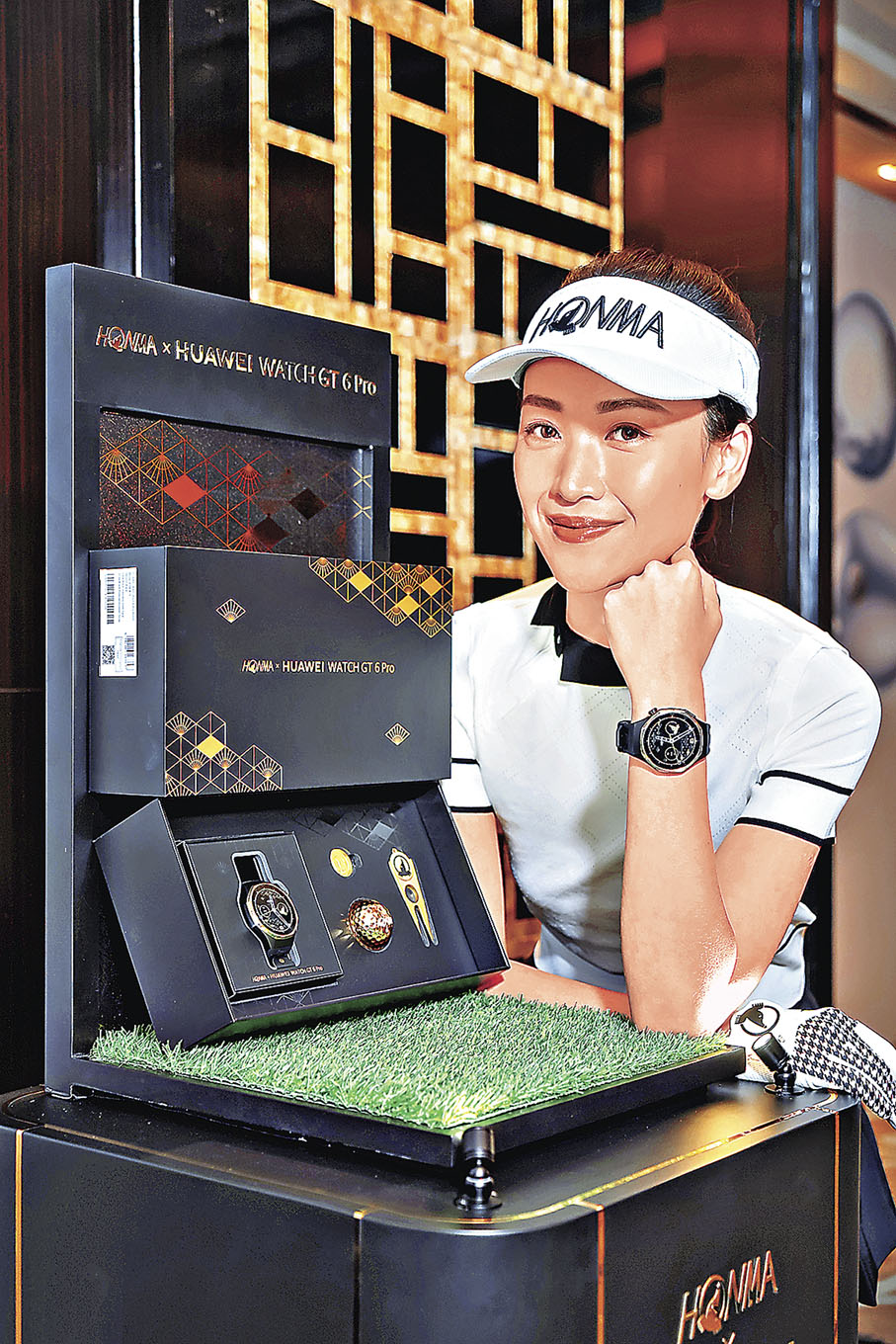 ■華為香港與高爾夫品牌HONMA聯乘發布限定版手錶。