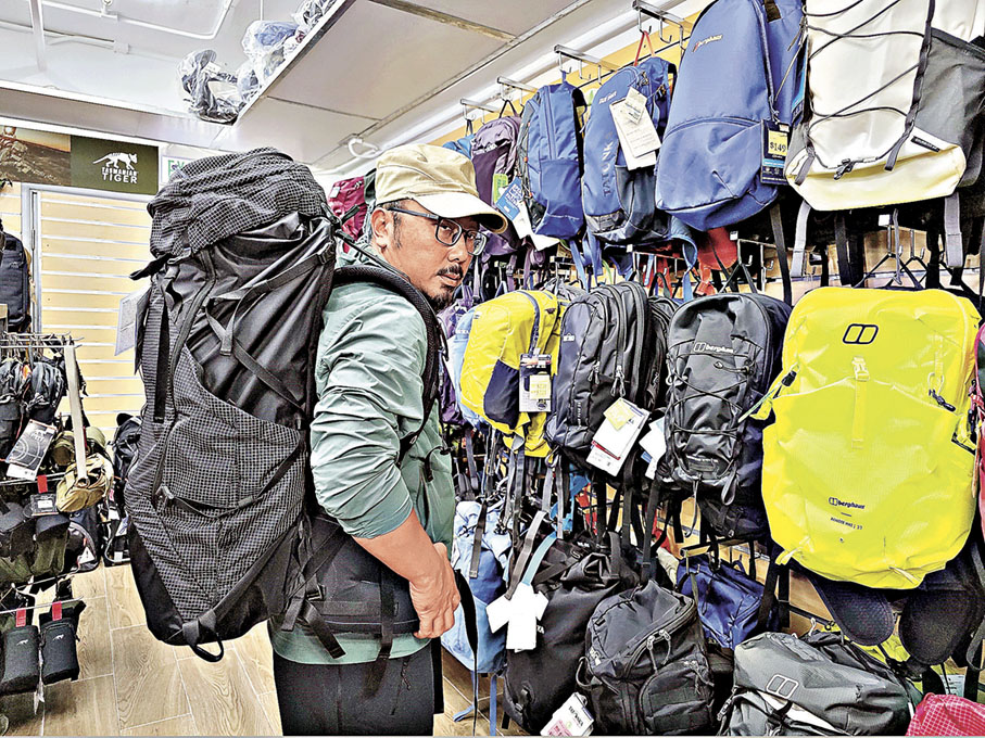 ■Sunny直言選對登山包，路途會倍感舒適。