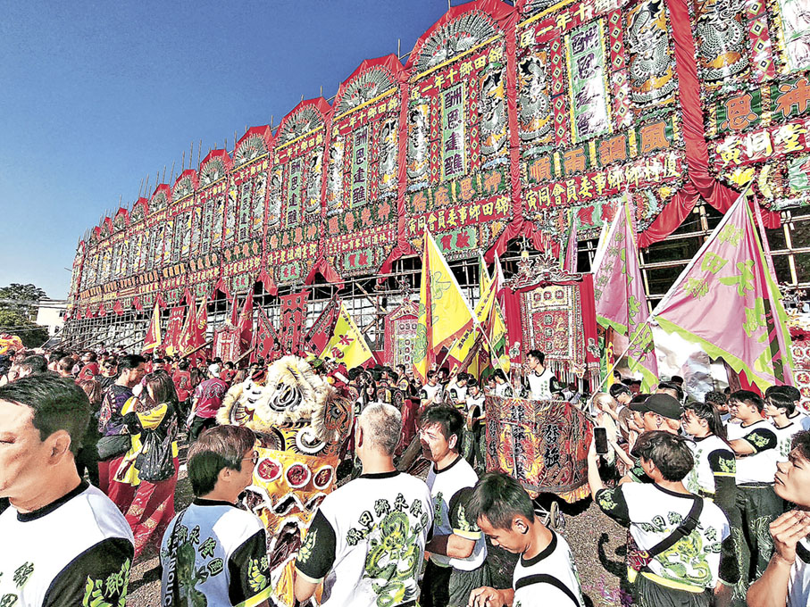 ■獅王爭霸賽將在錦田鄉酬恩建醮大戲棚上演。